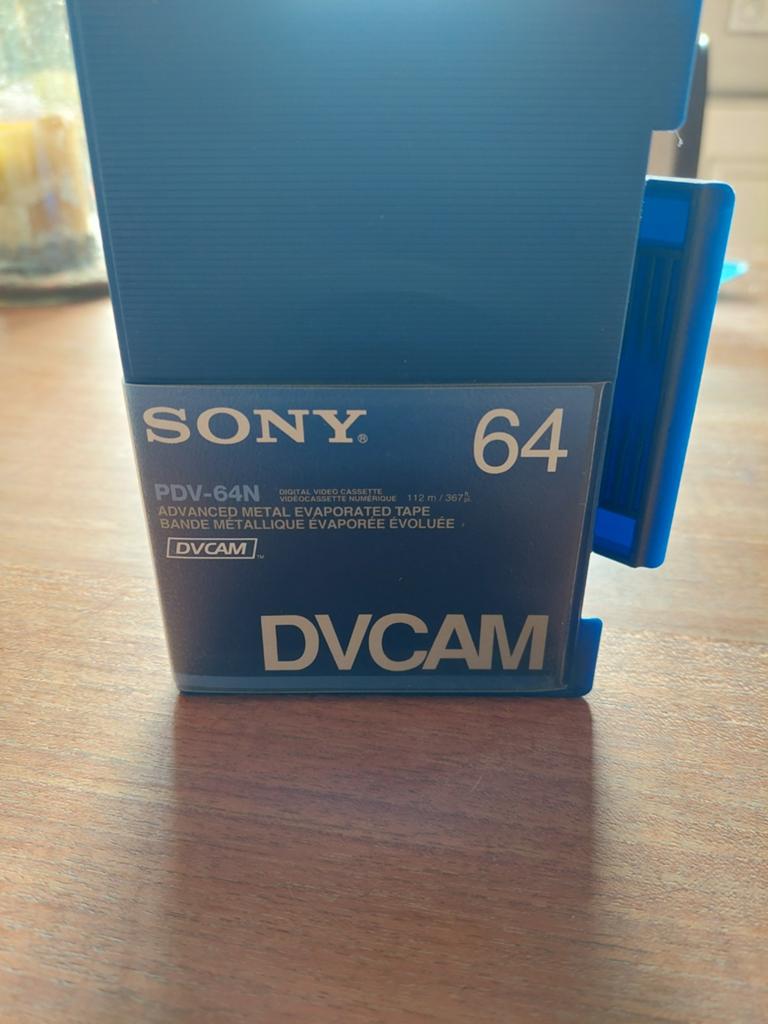 Sony PDV-64N DVCAM Digitale Videocassette - 64 Minuten, Audio, Tv en Foto, Videospelers, Ophalen of Verzenden, Nieuw, Videoband