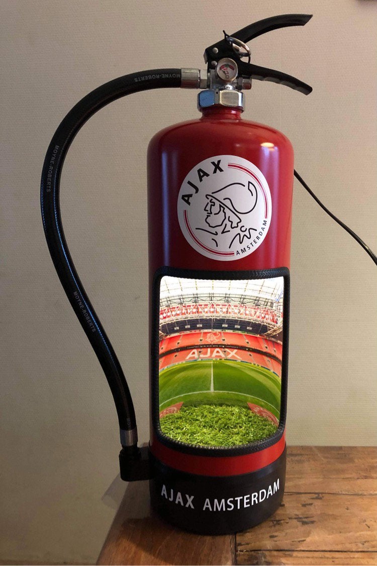Akax brandblusser lamp, Ophalen of Verzenden, Zo goed als nieuw, Ajax, Overige typen
