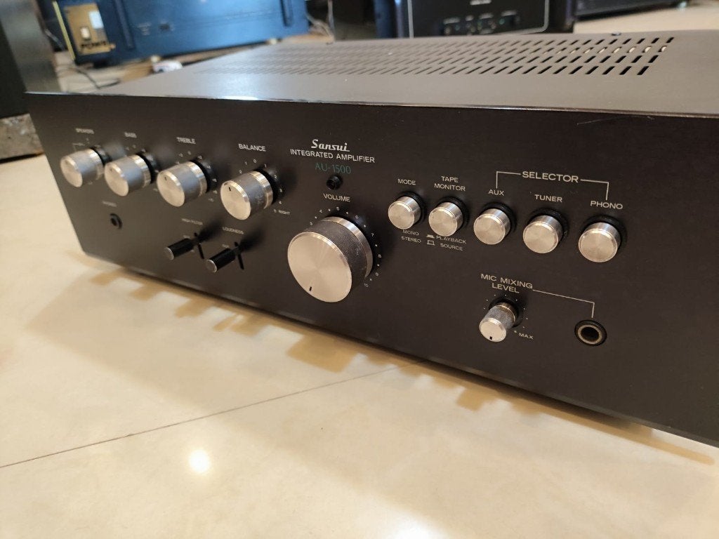 Sansui AU-1500 integrated amplifier, Gebruikt, Ophalen, Overige merken, Minder dan 60 watt