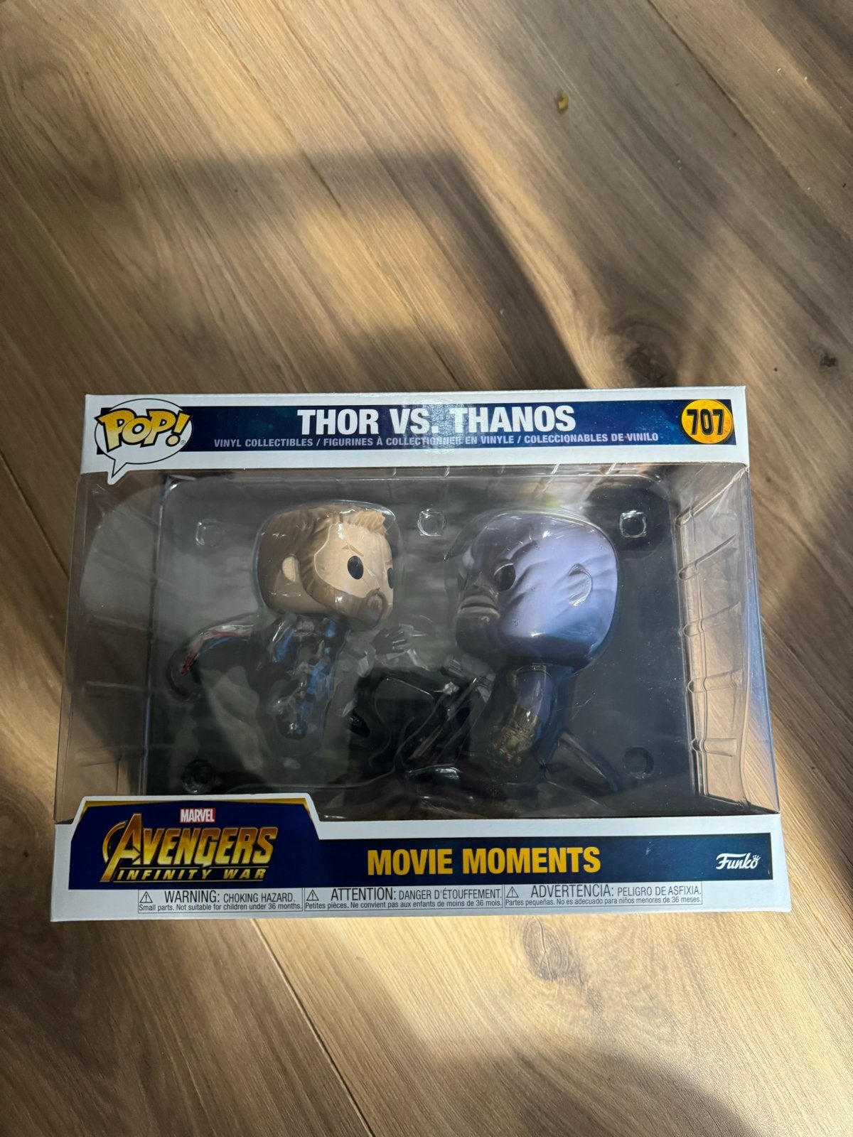 Funko Pop! Thor vs Thanos - Movie Moments #707, Ophalen of Verzenden, Zo goed als nieuw