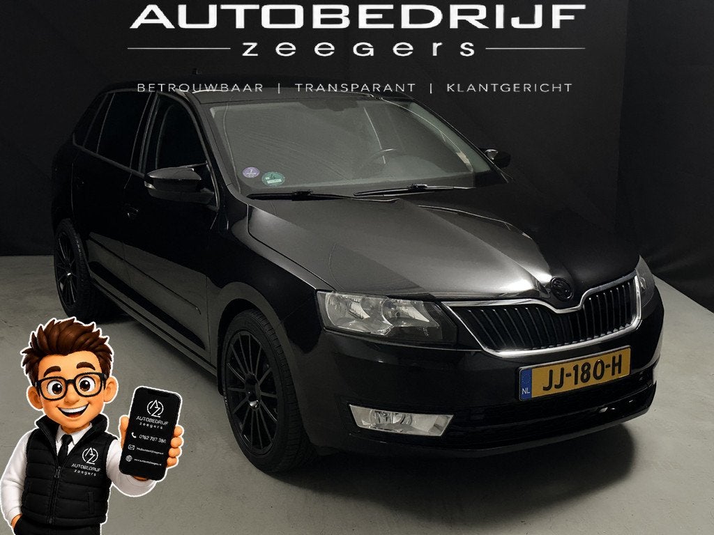 Skoda Rapid Spaceback 1.2 TS Style EDITION *Automaat*Sport*F, Gebruikt, Euro 6, 4 cilinders, Origineel Nederlands