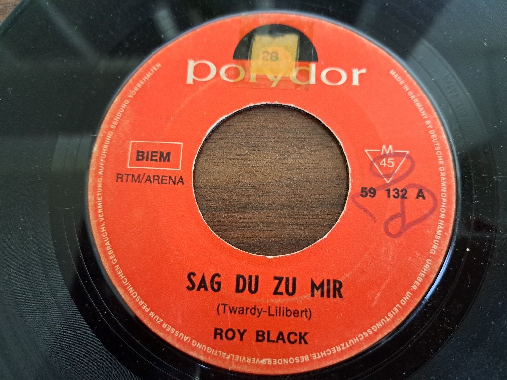 Roy Black – Sag Du Zu Mir / Du Bist Meine Welt, 7 inch, Zo goed als nieuw, Schlager, Ophalen of Verzenden