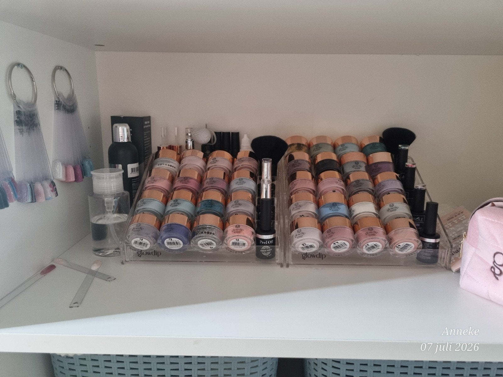 Glowdip nagelproducten en accessoires, Sieraden, Tassen en Uiterlijk, Uiterlijk | Lichaamsverzorging, Ophalen of Verzenden, Zo goed als nieuw