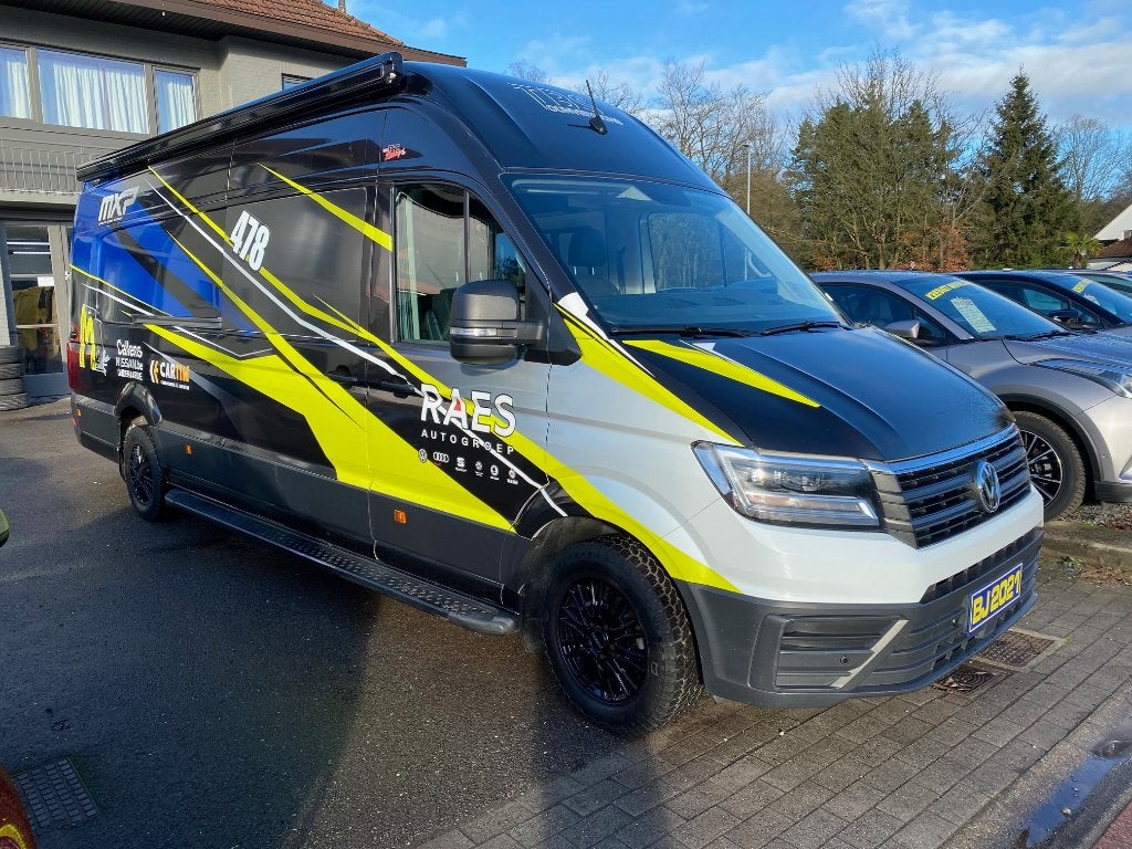 Volkswagen Crafter CAMPER MOBILHOME MOTOCROSS AUTOMAAT, Automaat, Ringverwarming, 7 tot 8 meter, Bedrijf