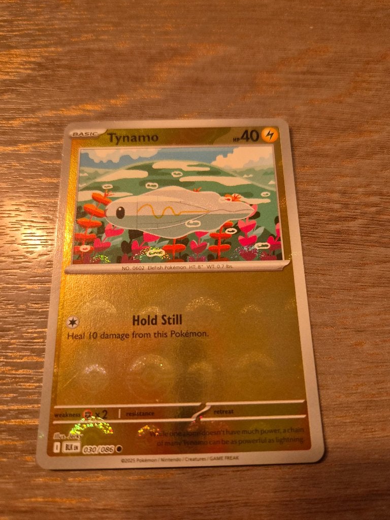 Tynamo Pokémon Kaart - 030/086 Pokeball BLK, Ophalen of Verzenden, Zo goed als nieuw, Losse kaart, Foil