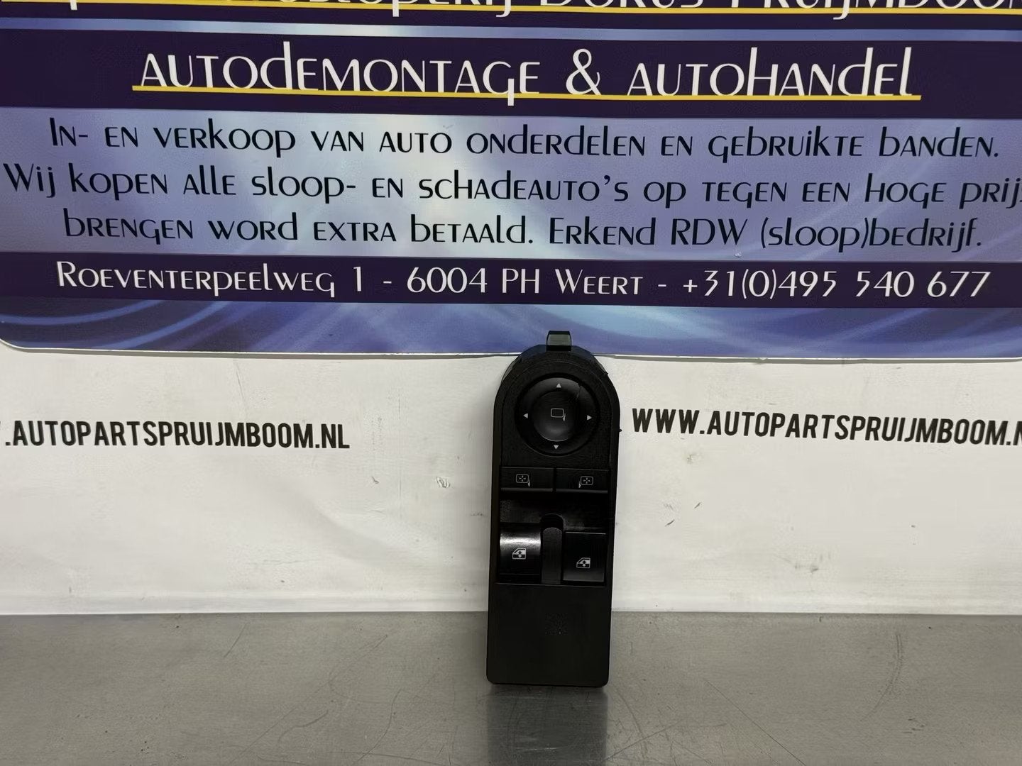 Opel Zafira raamschakelaar+spiegel, Gebruikt, Opel Automobile GmbH, Ophalen of Verzenden, Kontakt@opel-infoservice.de