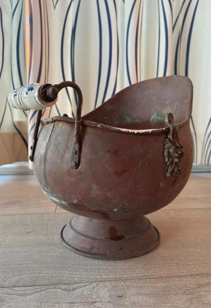 Koperen Kolenkit, Antiek en Kunst, Ophalen of Verzenden, Koper
