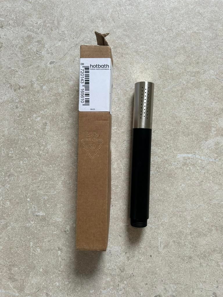 Nieuw Hotbath Cobber Staaf Handdouche Geborsteld Nikkel, Ophalen of Verzenden, Nieuw, Douche