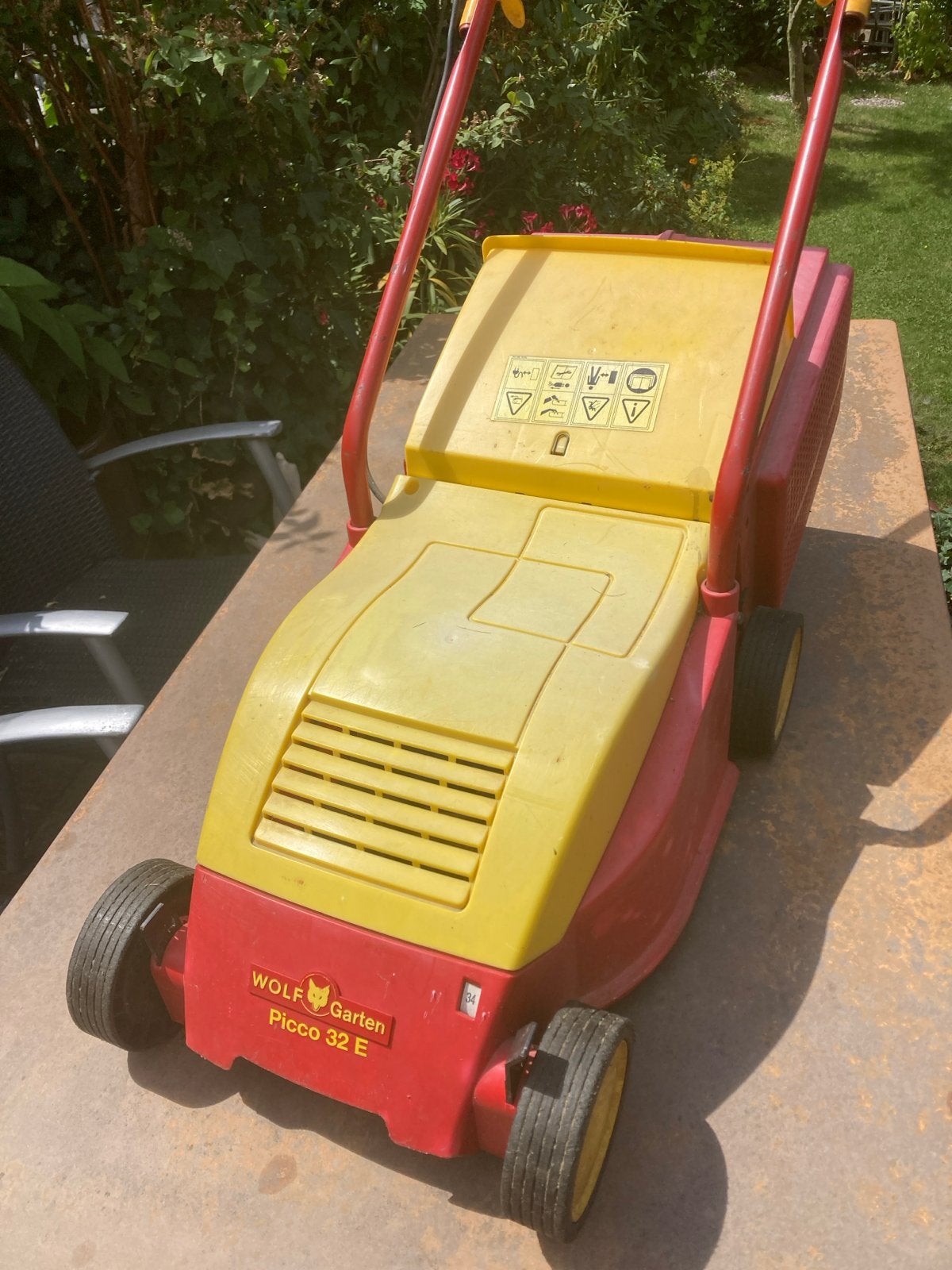 Wolf Garten Picco 32 E Elektrische Grasmaaier, Ophalen, Cirkelmaaier, Gebruikt, Elektrische grasmaaier