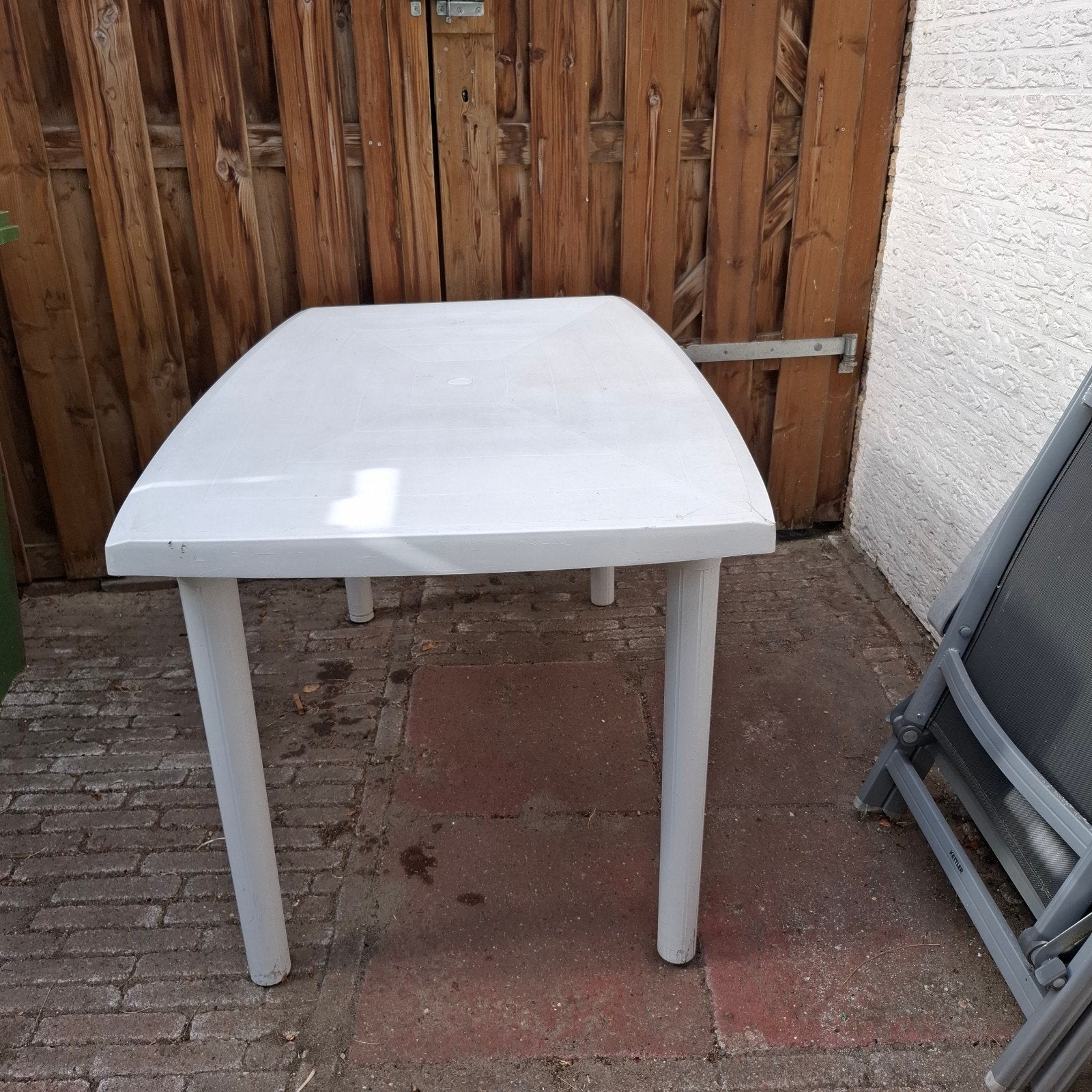 Tuintafel Hartman, Ophalen, Gebruikt, Rechthoekig, Kunststof