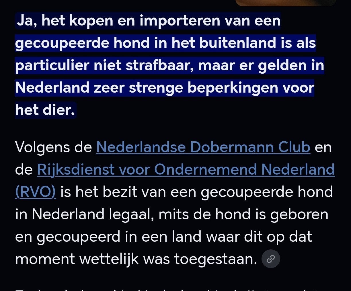 Mooi Dobermann teefje met FCI stamboom, Dieren en Toebehoren, Particulier, 15 weken tot 1 jaar, Overige rassen, Buitenland