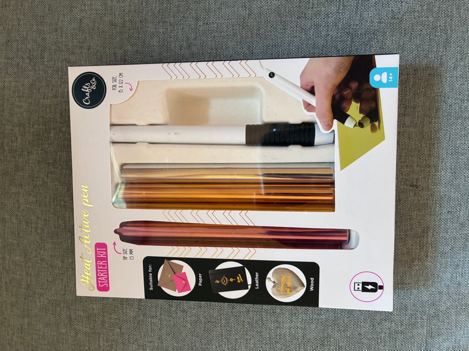 Heat active pen