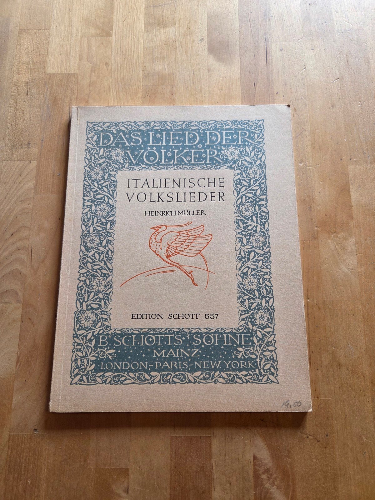 Das Lied der Völker - Italiaanse Volksliederen (bladmuziek), Muziek en Instrumenten, Bladmuziek, Overige instrumenten, Gebruikt