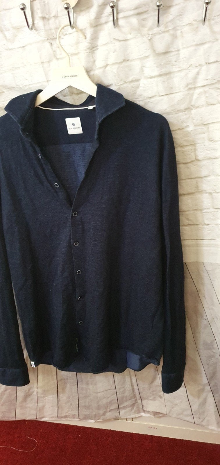 Nieuw Blue Industry overhemd, maat 43, Blue Industry, Nieuw, Halswijdte 43/44 (XL), Verzenden