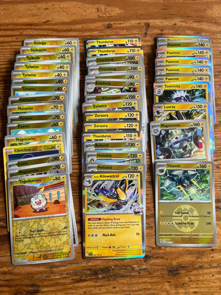 Pokemon kaarten 41x holo elect. pack fresh, Ophalen of Verzenden, Nieuw, Losse kaart