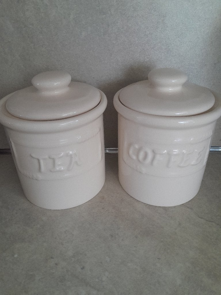 Koffiepot theepot koffie thee bewaarpot pot, Huis en Inrichting, Keuken | Potten en Pannen, Ophalen, Overige materialen, Gebruikt