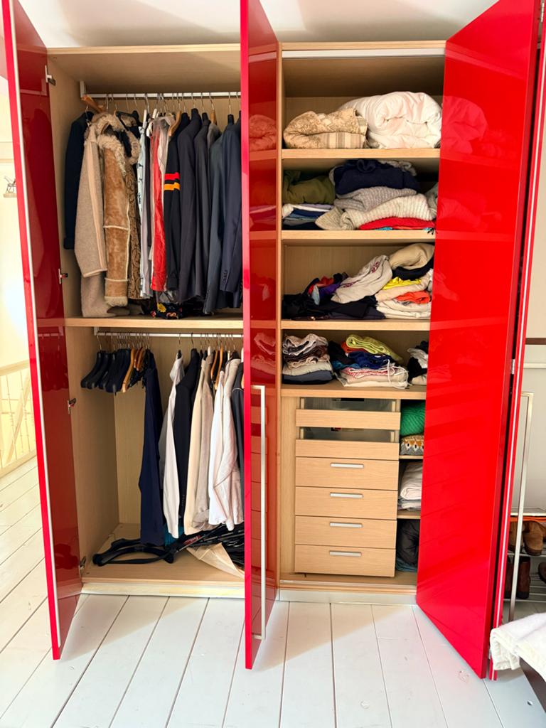 Luxe Poliform Novamobili Kledingkast met Draaideuren, 200 cm of meer, Ophalen of Verzenden, Zo goed als nieuw, Overige houtsoorten
