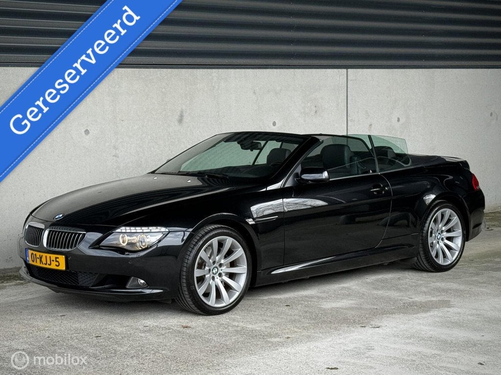 BMW 6-serie Cabrio 650i High Executive|Topstaat!|, Auto's, BMW, Automaat, Achterwielaandrijving, Gebruikt, 4 stoelen