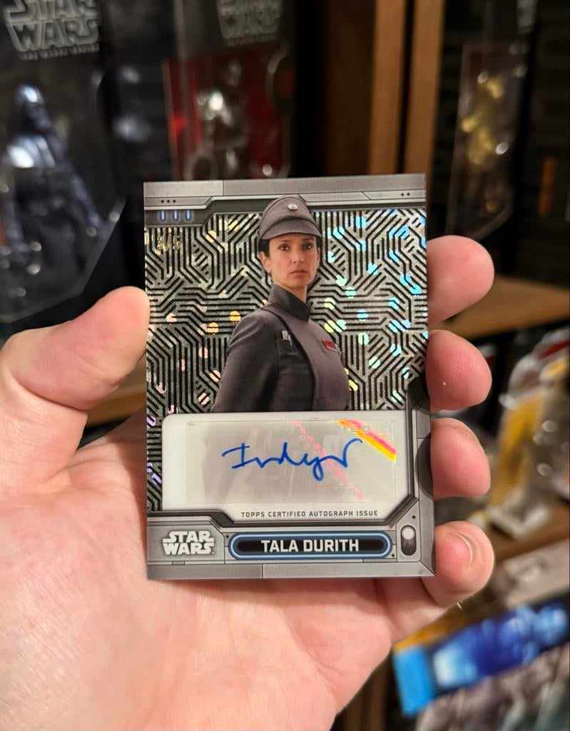Topps Star Wars Tala Durith Autograph Kaart /5, Ophalen of Verzenden, Zo goed als nieuw