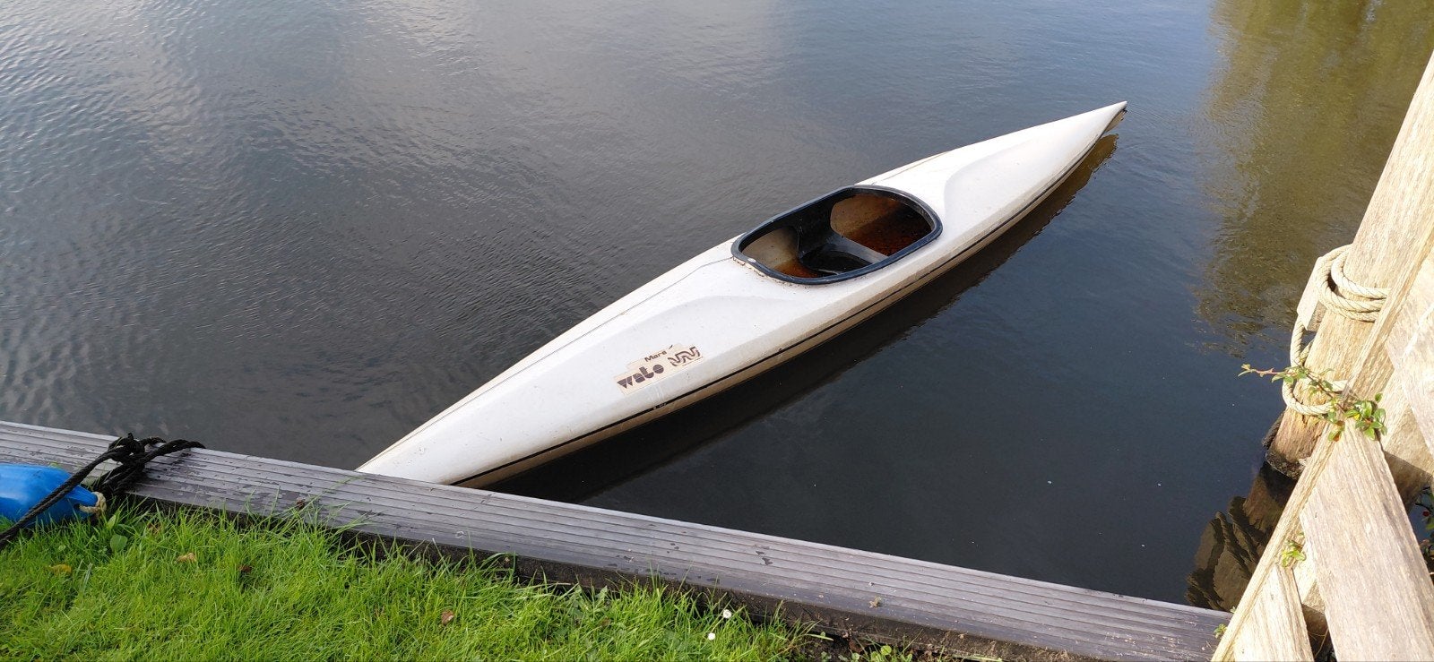 Wato kano 1 pers en toer/visboot 4m, Gebruikt, Eén persoon, Met peddels, Overige typen