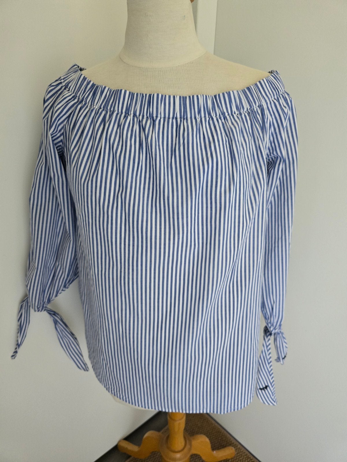 Scotch & Soda gestreepte off shoulder top 3, Ophalen of Verzenden, Zo goed als nieuw, Korte mouw