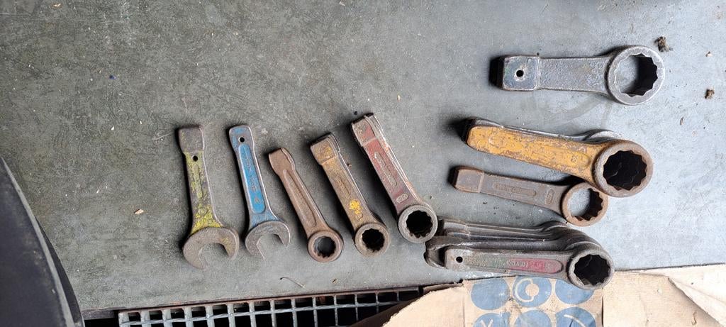 Slagsleutels gereedschap gedore dowidat safewrench, Ophalen of Verzenden, Metaaldraaibank