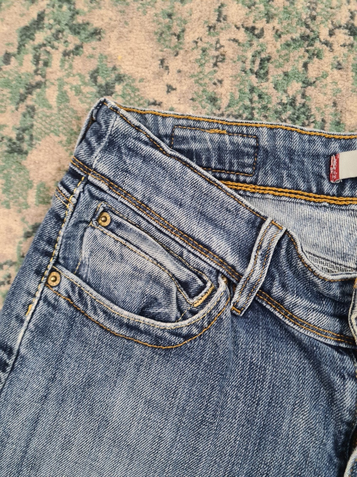 Levi’s 571 slim fit W30 L34 Dames Tulsi3034 Blauw Low-rise, Blauw, Ophalen of Verzenden, W30 - W32 (confectie 38/40), Gedragen