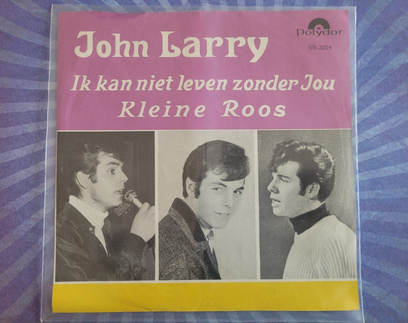 John Larry - Kleine Roos - Ik kan niet leven zonder jou., Cd's en Dvd's, Vinyl | Nederlandstalig, Ophalen, Zo goed als nieuw, Overige formaten