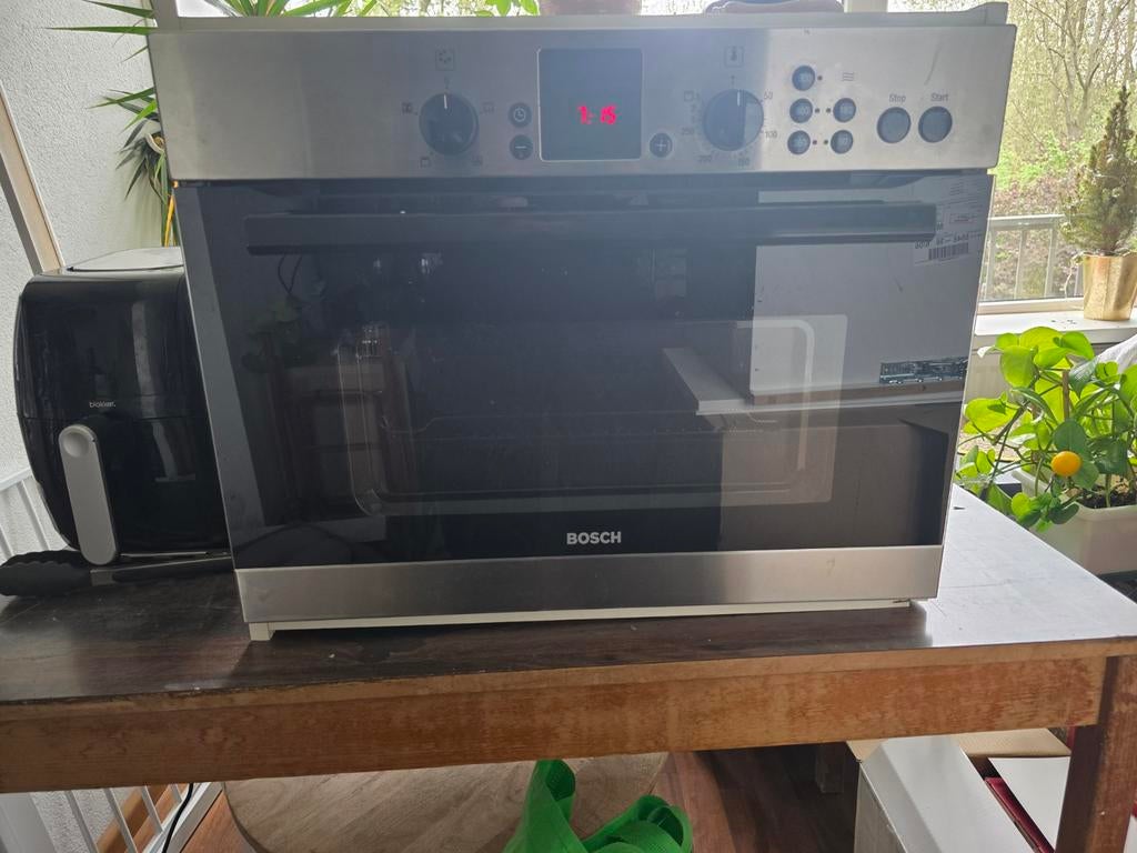 Bosch Inbouw Oven met Grill - Gebruikt, Gebruikt, Oven met grill, Inbouw, 45 tot 60 cm
