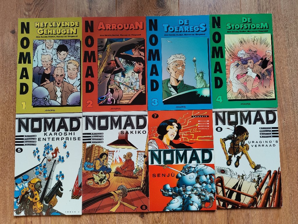 Nomad - 8x - Savoia - Bucht - Morvan - Chagnaud, Meerdere stripboeken, Ophalen of Verzenden, Gelezen