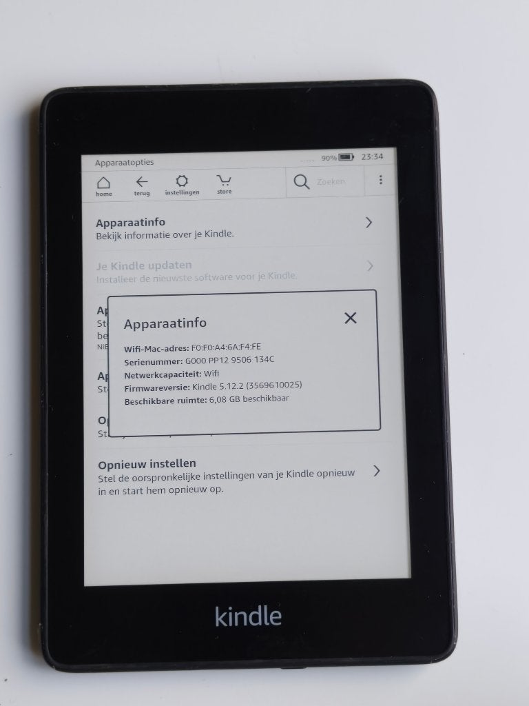 Kindle Paperwhite 10e generatie ereader 8GB (E300), Computers en Software, E-readers, Ophalen of Verzenden, Amazon EU S.a r.l.