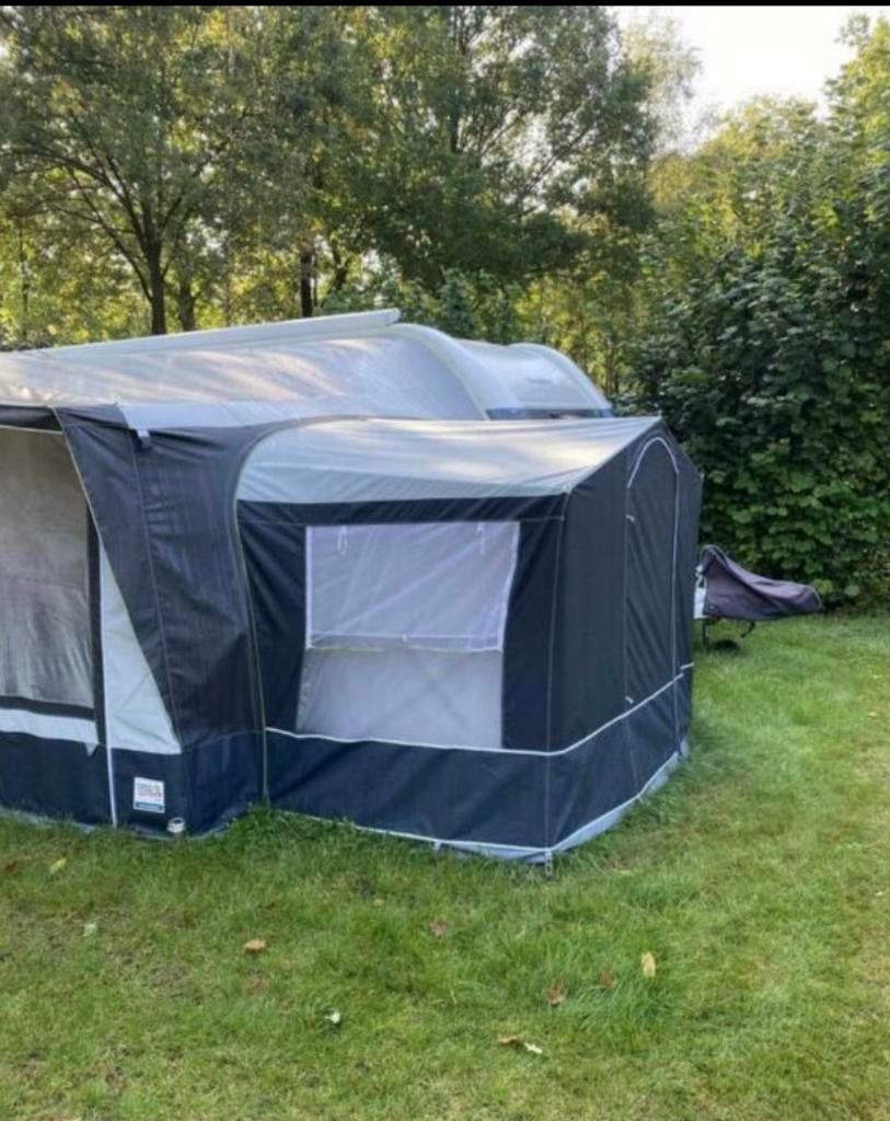 Voortent uitbouw met deur Dorema, Ophalen of Verzenden, Zo goed als nieuw, Tot en met 2