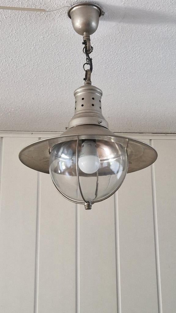 Riviera maison visserslamp., Huis en Inrichting, Lampen | Hanglampen, Ophalen, Gebruikt, Minder dan 50 cm