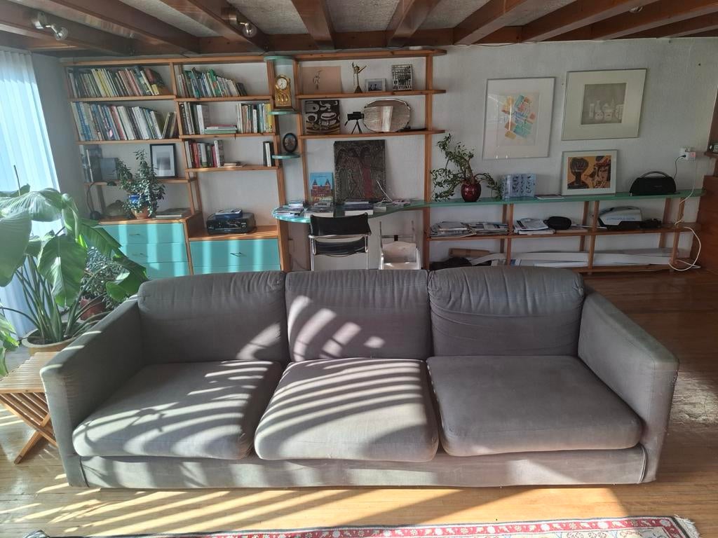 Italiaanse designbank - 2.55m breed, Ophalen, 250 tot 300 cm, Gebruikt, Driepersoons
