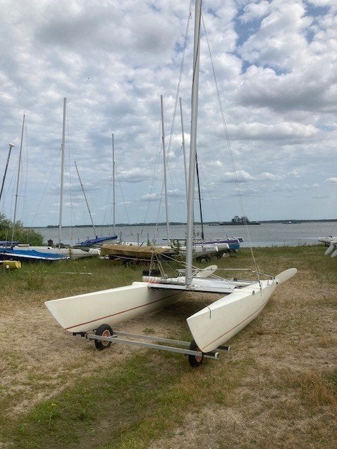 Dart 18 te koop, Gebruikt, Geen motor, 5 m, Dart