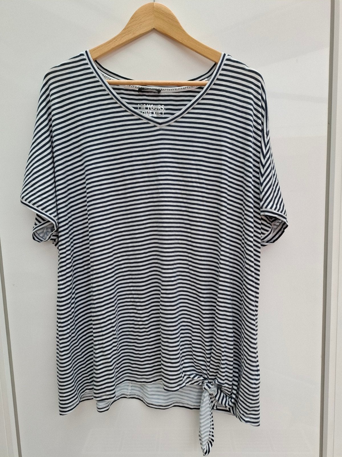 Frapp gestreept shirt 46, Frapp, Blauw, Maat 46/48 (XL) of groter, Ophalen of Verzenden