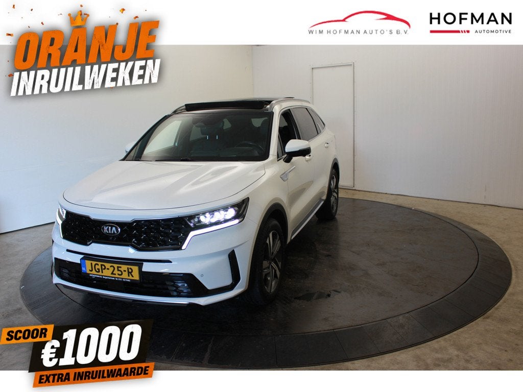 Kia Sorento 1.6 T-GDI Plug-in Hybrid 4WD Executive Trekh Pan, Auto's, Kia, Gebruikt, 4 cilinders, Met garantie (alle), Wit