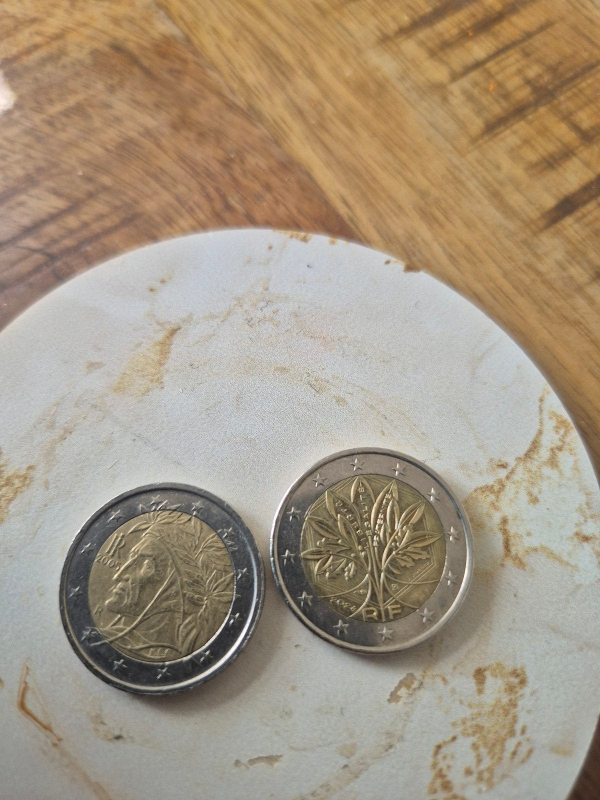 2 zeldzame 2 euromunten uit frankrijk., Postzegels en Munten, Munten | Europa | Euromunten, Ophalen of Verzenden, Frankrijk, 2 euro