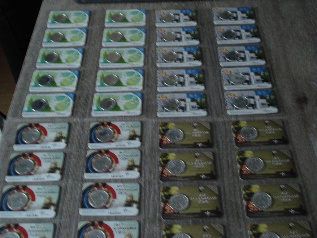 40 COINCARDS O.A.  MAX HAVELAAR, Ophalen of Verzenden, Overige landen, 5 euro, Setje