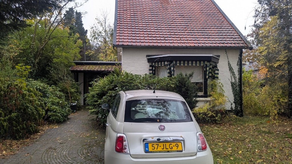 Te koop: Fiat 500 Automaat uit 2009 – Panoramadak!, Stof, 4 cilinders, Beige, Origineel Nederlands