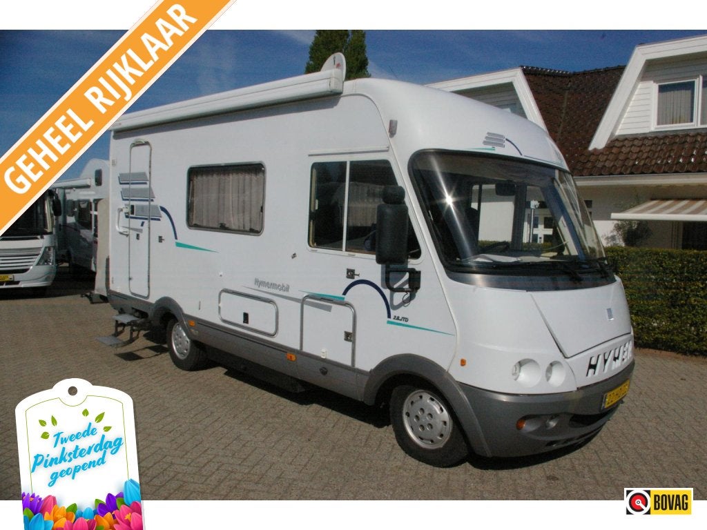 Hymer B klasse 544 L Zit, Langebank, Slecht 90600km., Integraal, Reservewiel, Bedrijf, Koelkast