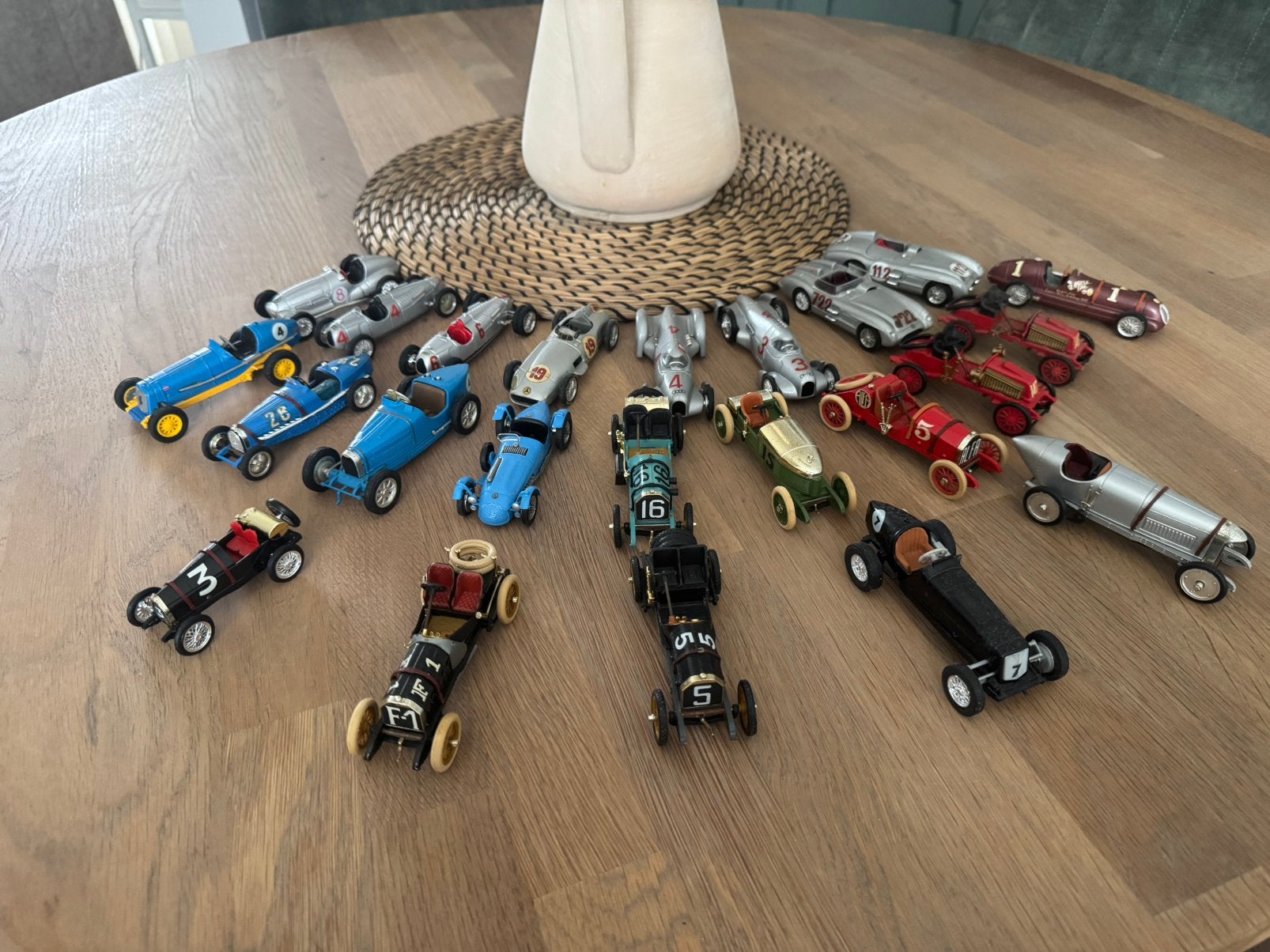 1:43 Partij Oude Raceauto' s van voor de oorlog en vlak erna, Ophalen of Verzenden, Gebruikt, Auto, Overige merken