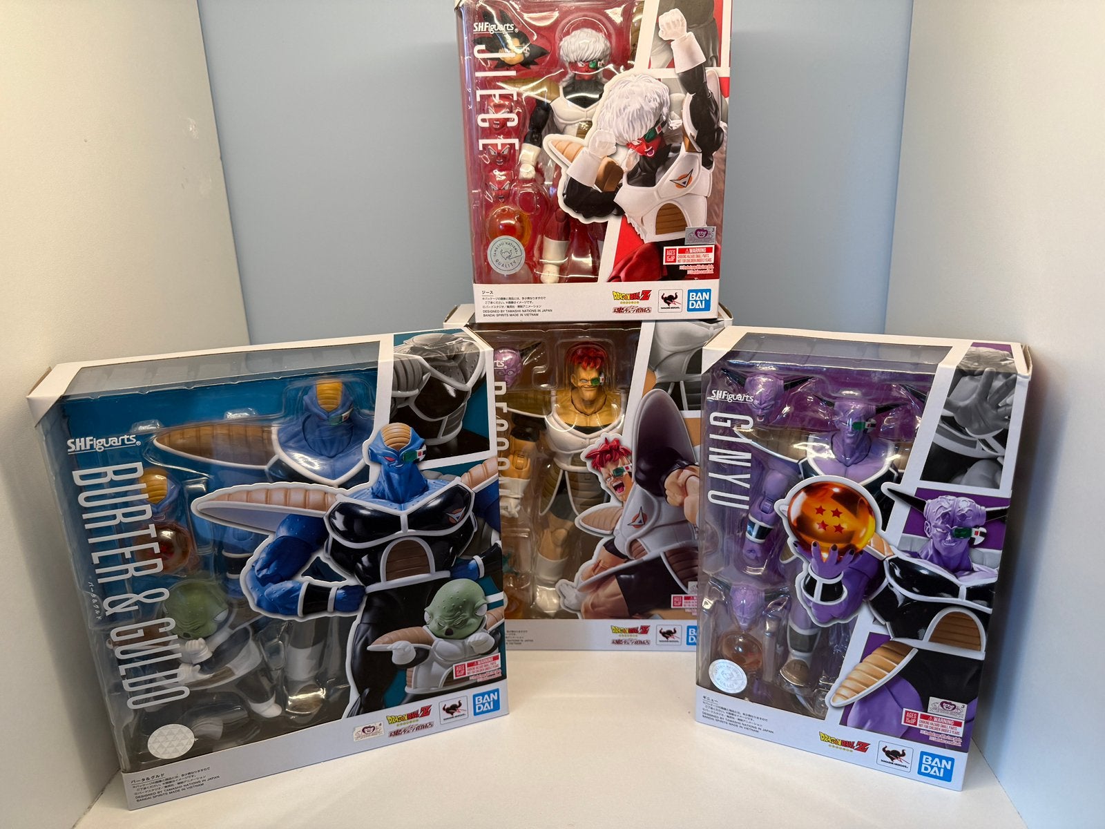 S.H. Figuarts Dragon Ball | Ginyu Force Recoome Burter Jeice, Ophalen of Verzenden, Nieuw