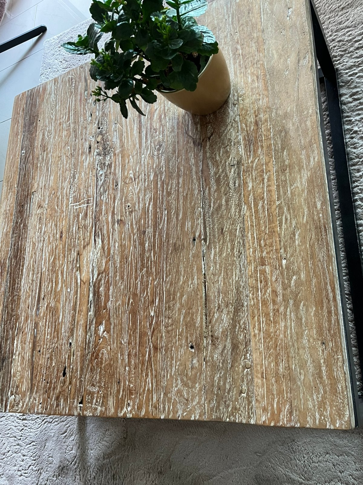 Mango houten salontafel, Gebruikt, Vierkant, 5 – 50, Overige houtsoorten