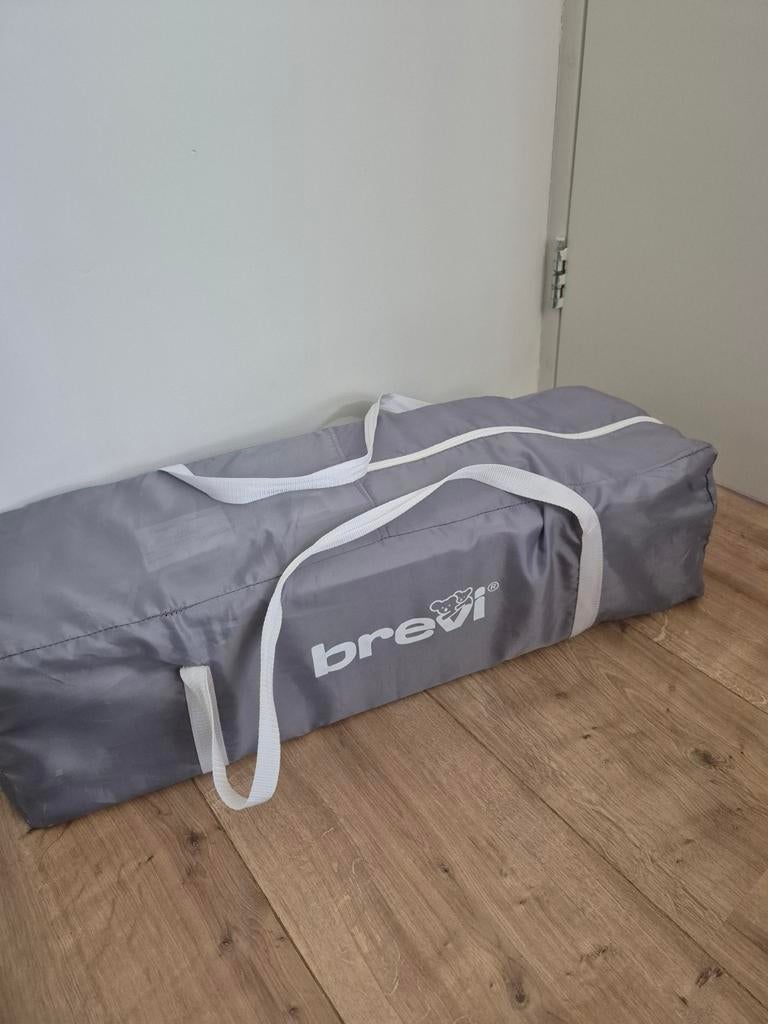 Campingbed Brevi inclusief opvouwbaar matrasje 60x120, Ophalen, Zo goed als nieuw, Minder dan 140 cm, Matras