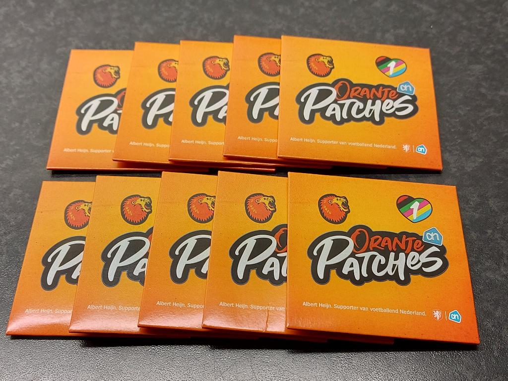 Oranje Patches p/st € 0,10, Verzamelen, Albert Heijn, Ophalen