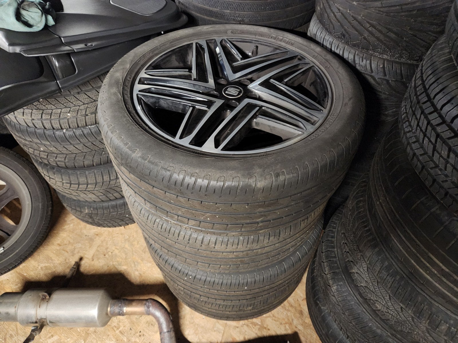 Set 19 inch Seat Tarraco velgen met Pirelli Scorpion Verde, 19 inch, Gebruikt, Banden en Velgen, Ophalen of Verzenden