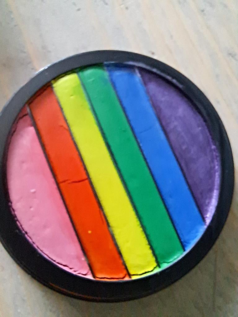 Doosje schmink Eulenspiegel regenboog, Ophalen of Verzenden, Zo goed als nieuw, Overige