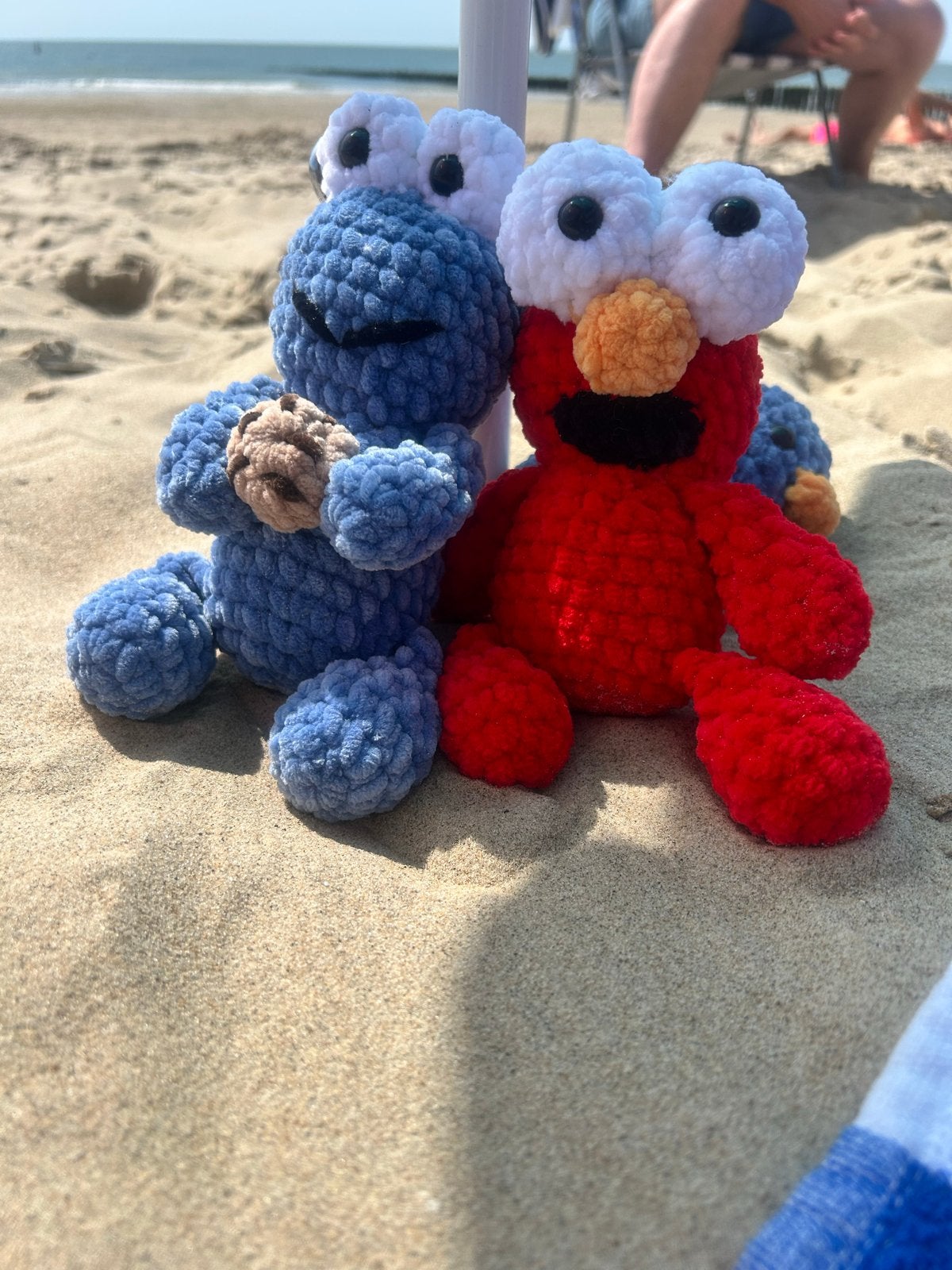 Cookie Monster en Elmo knuffels, Overige merken, Overige typen, Nieuw, Ophalen of Verzenden