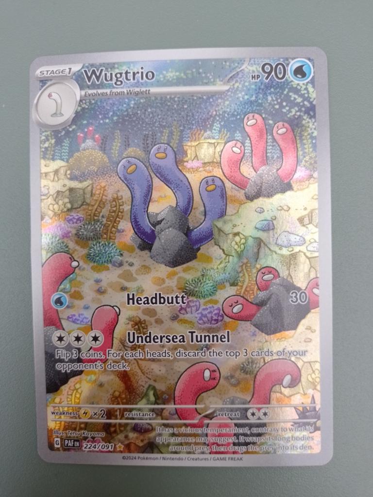 Pokemon Wugtrio, Ophalen of Verzenden, Zo goed als nieuw